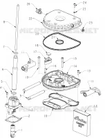 ENGINE, ROCKER ARM ASSEMBLY AND PUSH RODS