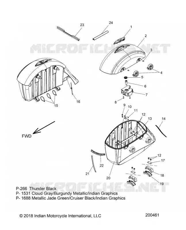 SADDLEBAG ASM.