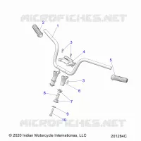 STEERING, HANDLEBAR MOUNTING AND GRIPS