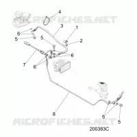 BRAKES, BRAKE LINE, REAR, ABS