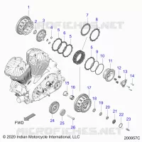 DRIVE TRAIN, CLUTCH AND PRIMARY DRIVE