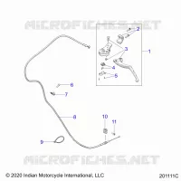 CONTROLS, CLUTCH LEVER AND CABLE