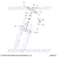 UPPER AND LOWER STEERING CLAMPS