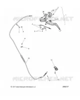 CONTROLS, CLUTCH LEVER AND CABLE