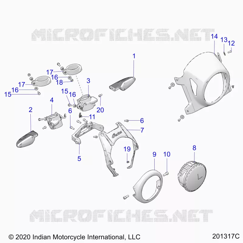 ELECTRICAL, FORWARD LIGHTING (CARBON)