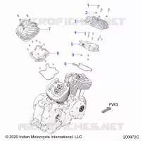 ENGINE, ROCKER COVERS