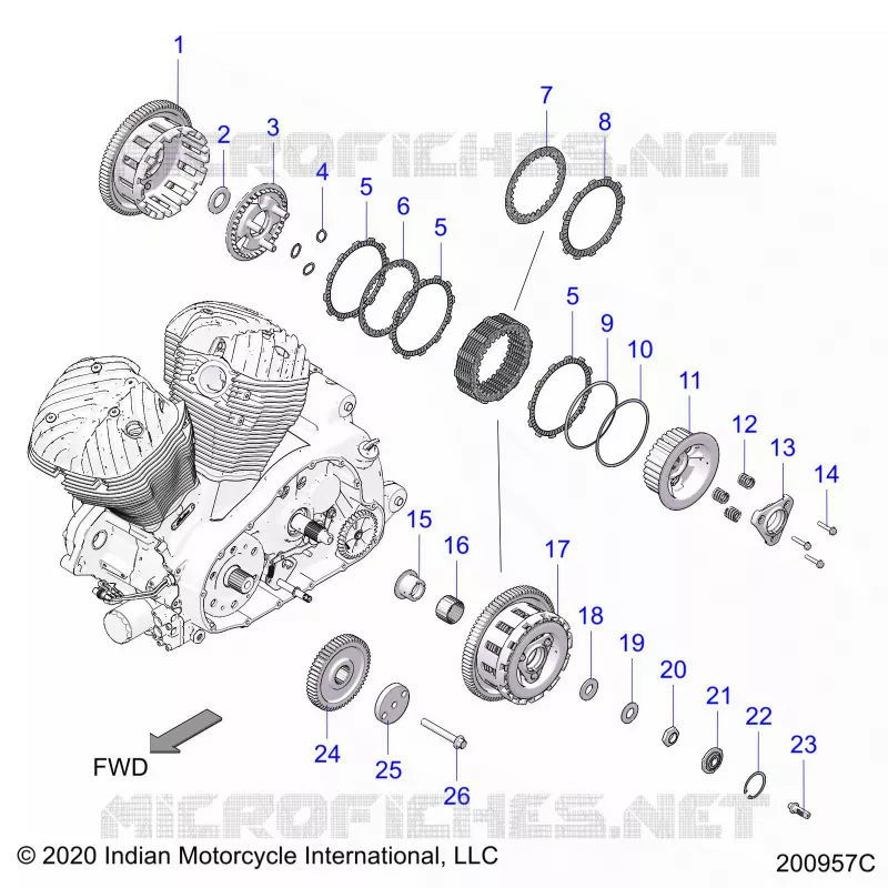 DRIVE TRAIN, CLUTCH AND PRIMARY DRIVE
