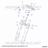 UPPER AND LOWER STEERING CLAMPS