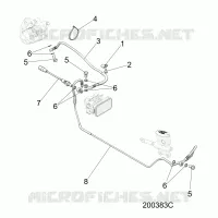 BRAKES, BRAKE LINE, REAR, ABS