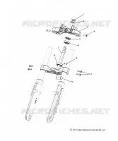 UPPER AND LOWER STEERING CLAMPS