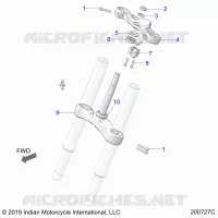 UPPER AND LOWER STEERING CLAMPS