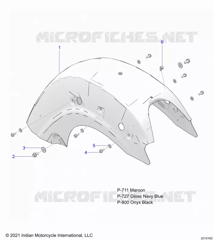 BODYWORK - REAR FENDER