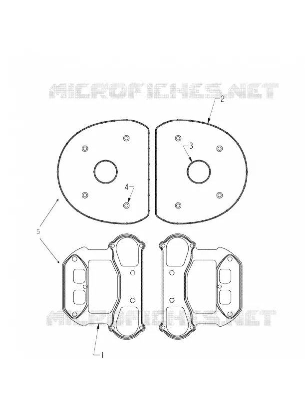 ENGINE, ROCKER COVER GASKET KIT