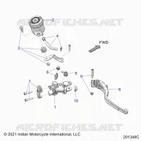 BRAKES, MASTER CYLINDER, FRONT