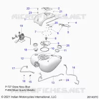 FUEL SYSTEM, FUEL TANK ASM.