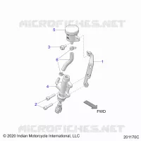 BRAKES, MASTER CYLINDER, REAR