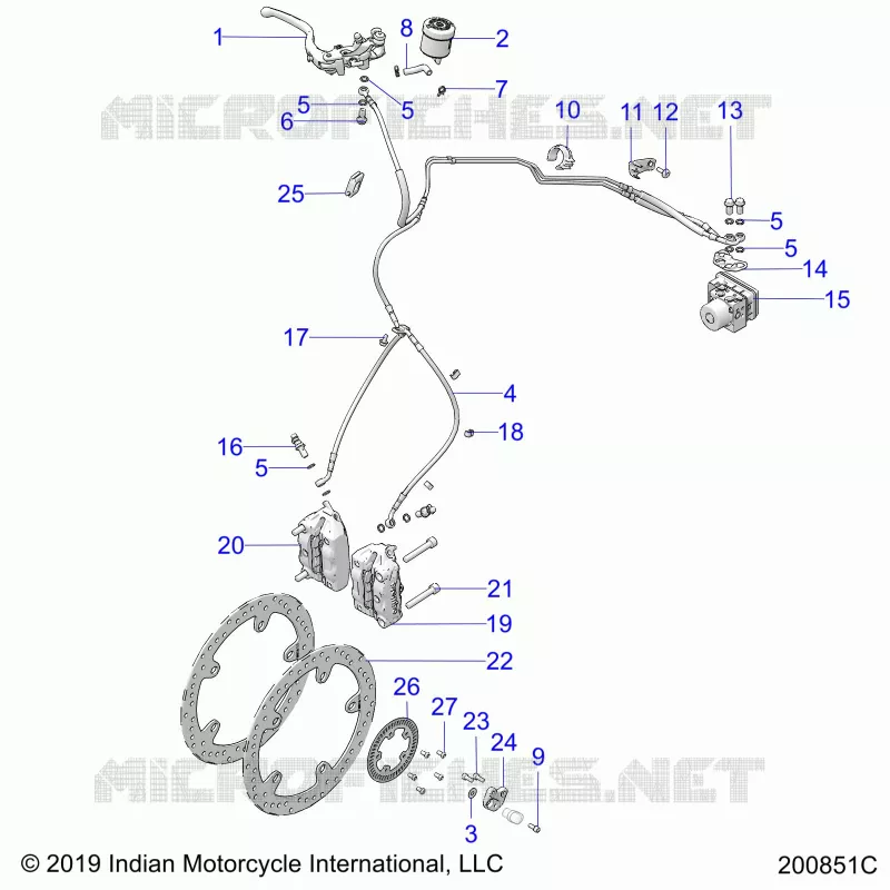 FRONT BRAKE ASM.