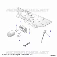 OIL FILTER/ADAPTOR, AND DIPSTICK