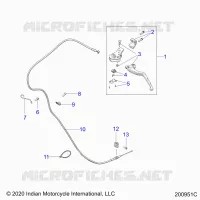 CONTROLS, CLUTCH LEVER AND CABLE