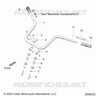 STEERING, HANDLEBAR MOUNTING AND GRIPS