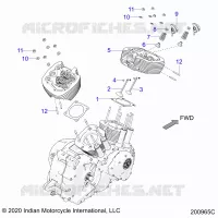 ENGINE, CYLINDER HEAD ASM.