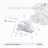 ENGINE, COVER ASM., PRIMARY DRIVE