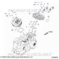 ENGINE, CYLINDER HEAD ASM.
