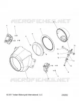 BODY, HEADLIGHT HOUSING