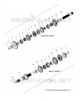 DRIVE TRAIN, INPUT/OUTPUT SHAFT ASM.