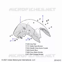 BODYWORK - REAR FENDER