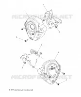 ENGINE SIDE COVERS, IGN./THERMOSTAT