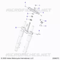 UPPER AND LOWER STEERING CLAMPS