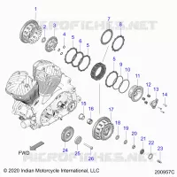 DRIVE TRAIN, CLUTCH AND PRIMARY DRIVE