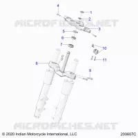 UPPER AND LOWER STEERING CLAMPS