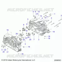ENGINE, CASE ASM.