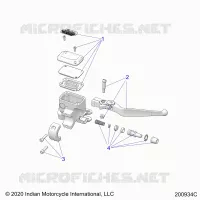 FRONT BRAKE, LEVER AND MASTER CYLINDER