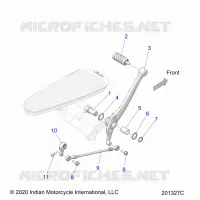 DRIVE TRAIN, SHIFT PEDAL AND SHIFT LINKAGE