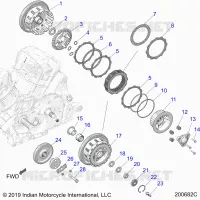 DRIVE TRAIN, CLUTCH AND PRIMARY DRIVE