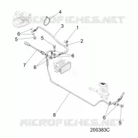 BRAKES, BRAKE LINE, REAR, ABS