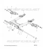 REAR SUSPENSION ASM., SWING ARM AND SHOCKS