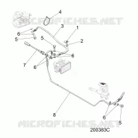 BRAKES, BRAKE LINE, REAR, ABS