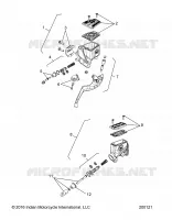 BRAKES, MASTER CYL., FRONT AND REAR