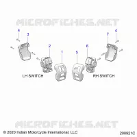 ELECTRICAL, SWITCH CONTROLS, LH/RH