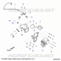 FUEL SYSTEM, FUEL CLAM SHELL/THROTTLE BODY