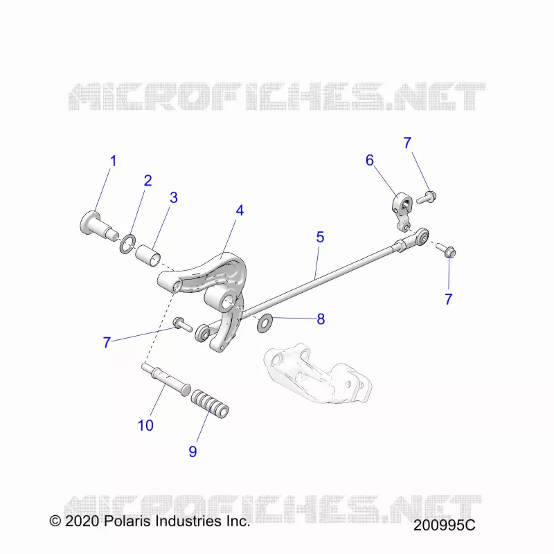 DRIVE TRAIN, SHIFT PEDAL AND LINKAGE
