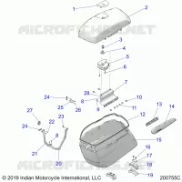 SADDLEBAG ASM.