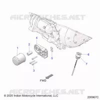 OIL FILTER/ADAPTOR, AND DIPSTICK