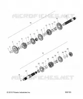 DRIVE TRAIN, INPUT/OUTPUT SHAFT ASM.
