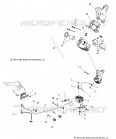 REAR BRAKE ASM., ABS (INTL MODELS ONLY)