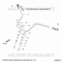 STEERING, HANDLEBAR MOUNTING AND GRIPS
